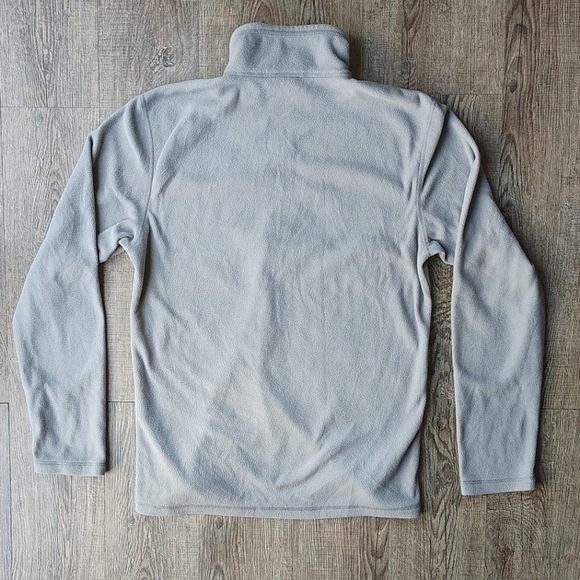 North Face 1/4 Zip Fleece Men's Gray Jacket Size Small Pullover Sweatshirt - Picture 14 of 15
